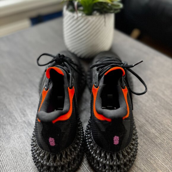 Adidas 4DFWD 2 'Carbon/Impact Orange' | Men’s Size 9.5 - Picture 4 of 4